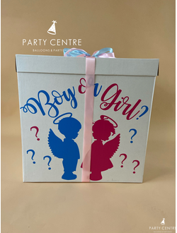 Коробка с шарами гендер Boy or Girl?