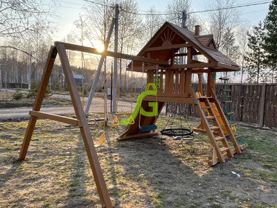 Детская площадка IgraGrad Крепость Фани с рукоходом (Дерево)