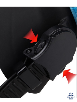 Маска для дайвинга Sea Wolf Matte с креплением для GoPro