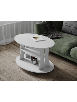 Журнальный стол Консул 1 Белый (ТЭКС)