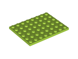 Plate 6 x 8, Lime (3036 / 4160082 / 6100914)