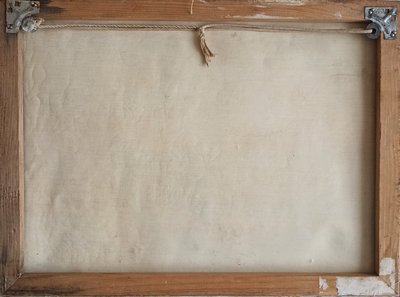 "Горный пейзаж" картон масло 1997 год