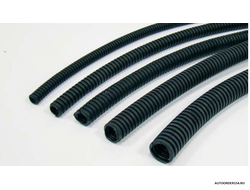 Трубка гофрированная DKC d 12.7мм (черная, разрезная) цена за 50 метров