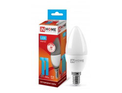 Лампа светодиодная ASD/inHome VC свеча C37 E14 11W(990lm) 4000К 4K 107x37 (без пульсации) 0471