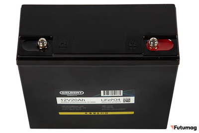 Литиевый тяговый аккумулятор Gelbert LiFePO4 (12V/20Ah/20A/240Wh)