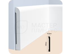 Плинтус напольный из дюрополимера солид HiWood BE125