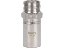Вставка ROMMER переходная НПр-НР, 28х3/4, из нержавеющей стали прессовой