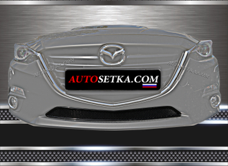 Premium защита радиатора для Mazda 3 (2013-2016)