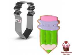 Вырубка для печенья КАРАНДАШ,10см, металл