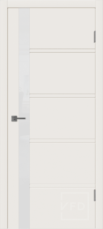 Дверь ПО Бостон ivory white gloss