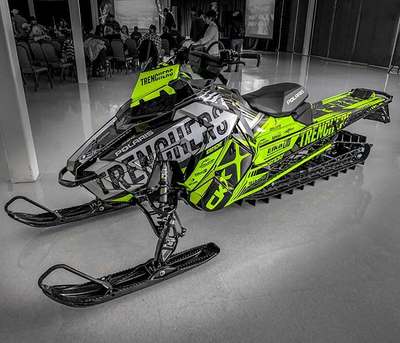 Наклейки на снегоход Polaris Axys Pro RMK 2016 2017 2018 2019 №1520