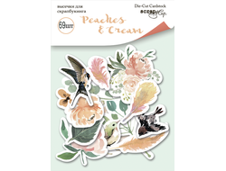 Набор высечек для скрапбукинга 69шт от Scrapmir Peaches & Cream
