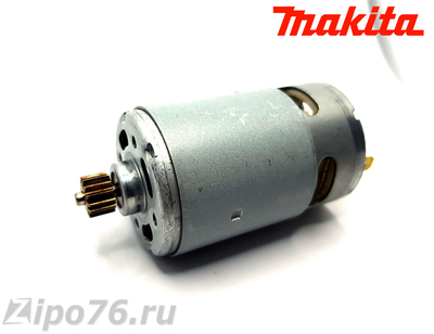 Двигатель для шуруповерта Макита 14,4V с 4-мя проточками,с шестерней