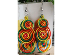 Серьги-завитки