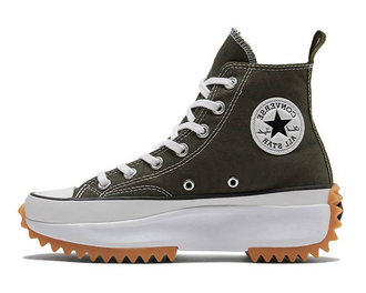 Converse Run Star Hike Dark Green высокие