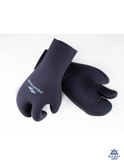 Рукавицы неопреновые 9мм AquaTeam 3х-палые ANATOMIC ОП р.ХXL