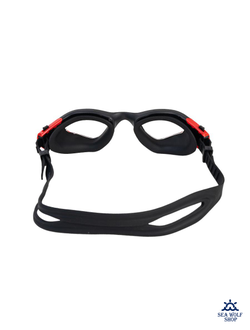 Очки для плавания Scorpena F8, чёрно-красн.