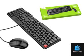 Игровая клавиатура и мышь Hoco GM16 Business черный