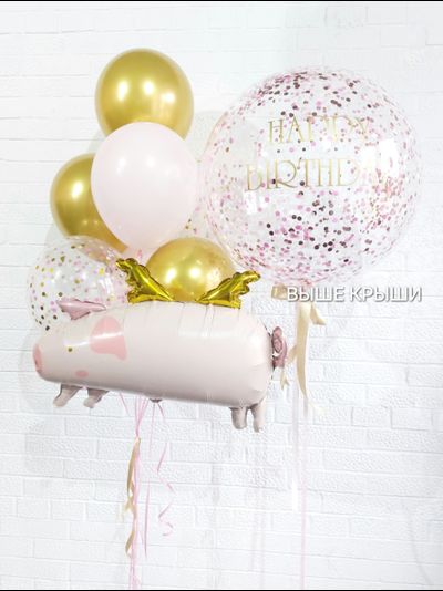 Сет воздушных шаров "Пигги"