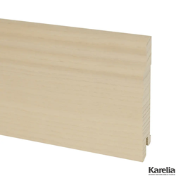 Плинтус напольный Pedross SEG100 Ясень Белёный шпон купить в интернет-магазине karelia-floor.ru