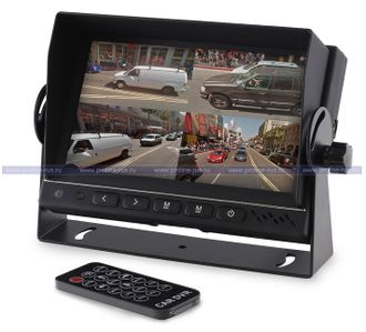 4-х канальный Автомобильный монитор с функцией DVR. PR-718HDVR