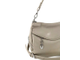 (АРТИКУЛ: 8258/1/22) СУМКА ЖЕНСКАЯ, НЕБОЛЬШАЯ, НАТУРАЛЬНАЯ КОЖА,  БЕЖЕВAЯ , С ДЕКОРАТИВНЫМИ НАРУЖНЫМИ КАРМАНАМИ, С ПЛЕЧЕВЫМ РЕМНЕМ