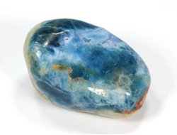 Апатит синий, галтовка, Бразилия (32*19*18 мм, 18 г) №28446