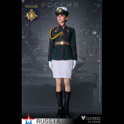 ПРЕДЗАКАЗ - Курсантка военного университета ВС РФ - Коллекционная ФИГУРКА 1/6 Russian female soldiers Aerospace Forces (FS-73054C) - FLAGSET ?ЦЕНА: 18900 РУБ.?