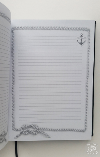 морской ежедневник, мужской ежедневник, ежедневник для моряка, подарок мужчине, кожаный ежедневник