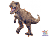 Шар фольга Парк Юрского периода Динозавр  76*79 см (шар + гелий + лента)