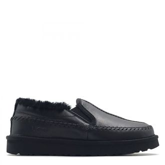 ugg Stitch Slip On Men's leather black