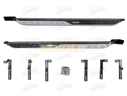 Пороги OEM Style с логотипом для Haval Jolion 2020-