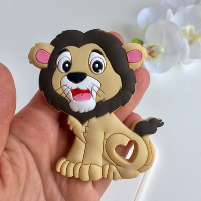 Грызунок из пищевого силикона Лев