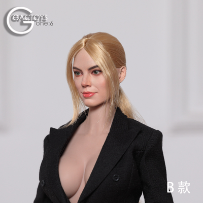 Женская голова (скульпт) Марго Робби - 1/6 scale Female Head Sculpture (GC047B) - GACTOYS