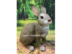 Зайка лесной 26*23см   0,7кг  полистоун Россия 1041//012447