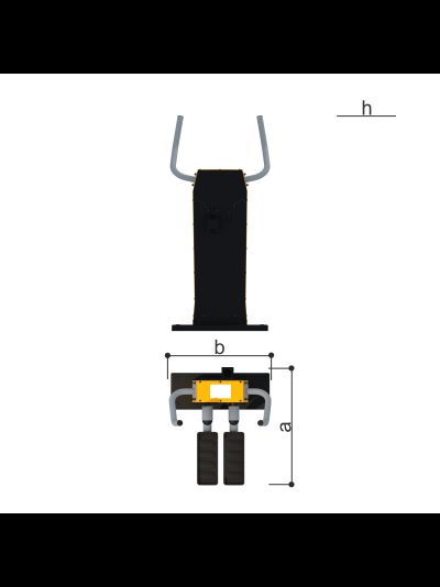 Уличный тренажер «Разведение ног» Romana 207.34.10
