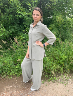 Рубашка 704-0625 Брюки 703-0625 Фисташка