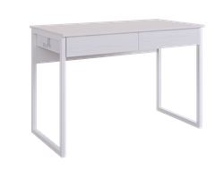 Детская ЗЕФИР - Стол ЮНИОР Белое дерево/Белый муар