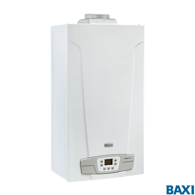 Котел газовый настенный BAXI ECO-4s 10 F двухконтурный, 7659668-- + Комплект дымохода "антилед"