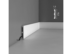 Напольный плинтус из дюрополимера Orac Decor коллекция Axxent SX163