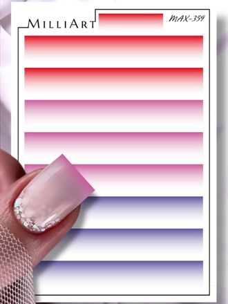 Слайдер-дизайн MilliArt Nails MAX-359