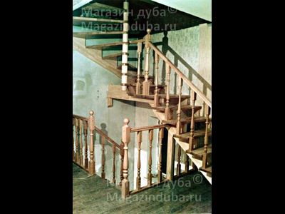 Ограждение из дуба. Вариант №4