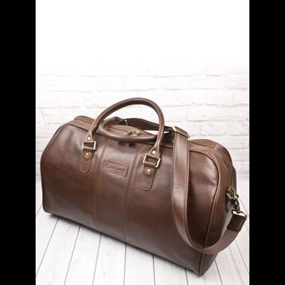 Кожаная дорожная сумка Campelli Premium brown (арт. 
4014-53)