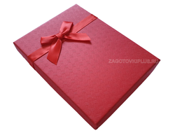 Подарочная коробочка для обложек "Элит красная"