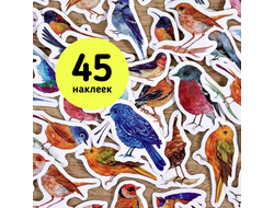 Наклейки. Маленькие птички (45 шт.)