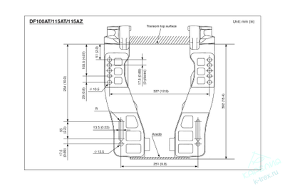 Лодочный мотор Suzuki DF100CTL