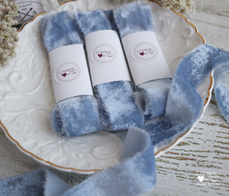 Бархатная лента BLUE RIVER VELVET 2 СМ * 70 СМ