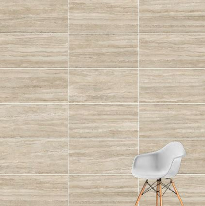 CITYSTONE, керамогранит, 60x60 см, Травертин Линейный Матовый Ректификат (9мм), K951840R