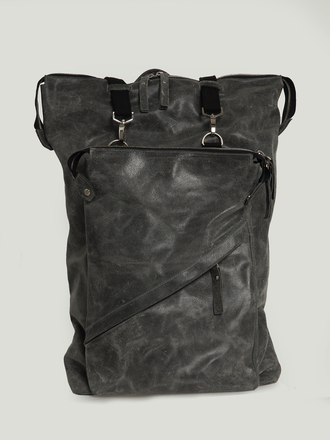 Рюкзак с увеличивающимся объемом серый  B18006\grey
