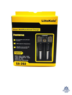 Зарядное устройство "LiitoKala" 2 слота с USB